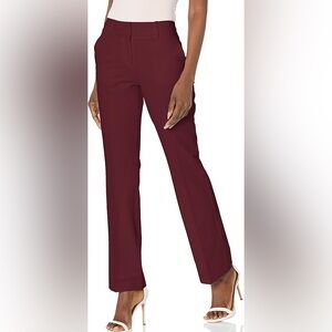 Tommy Hilfiger Women's Burgundy Pants